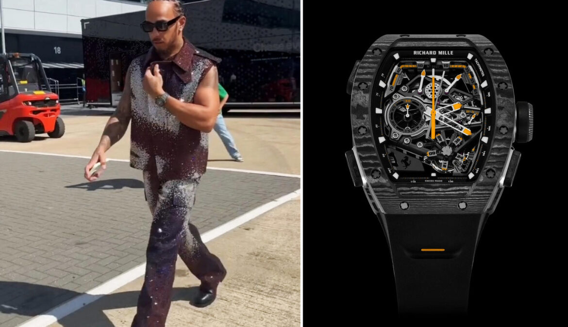Carbon, Couture, and Chronometry: Lewis Hamilton’s Most Technical Accessory Yet