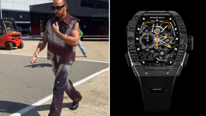 Carbon, Couture, and Chronometry: Lewis Hamilton’s Most Technical Accessory Yet
