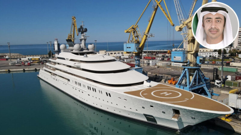 When Cranes Look Like Lego: The $450 Million Superyacht That Dwarfed a Nation’s Busiest Port