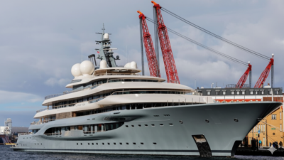 Sheikh Mansour’s $450 Million Flying Fox Begins $50 Million Transformation in Hamburg