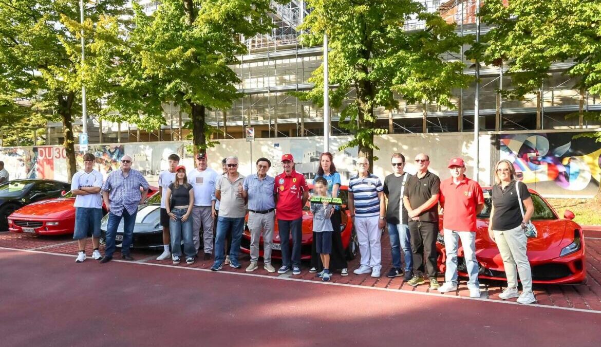 Supercars and Smiles: Ferrari Club Transforms an Autistic Boy’s Birthday in Abano Terme