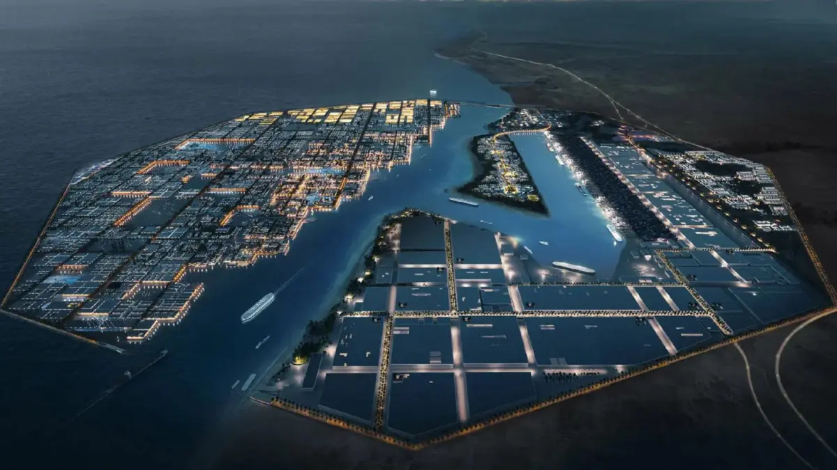 Saudi Arabia Pushes Boundaries with Oxagon: A Floating Port City Fourteen Times the Size of Central Park